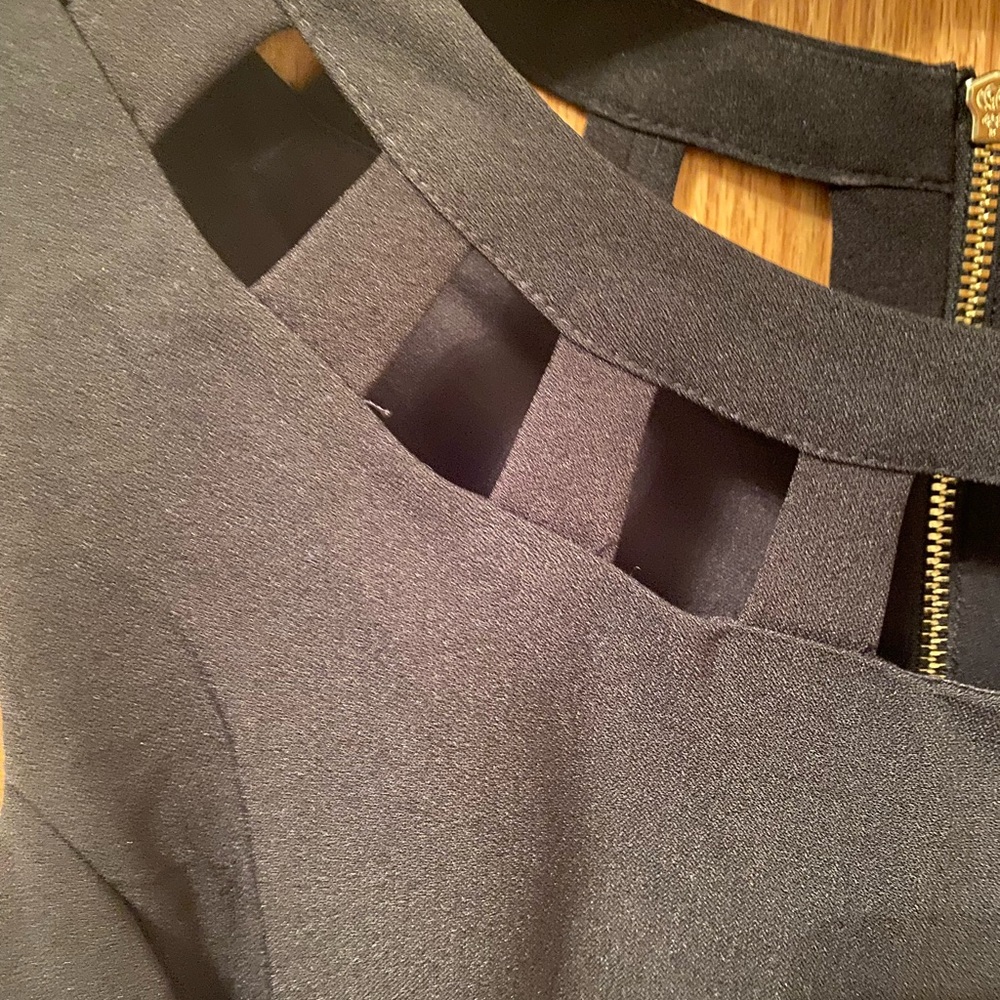 Eliza J size 12 black cut out dress - Picture 2 of 4